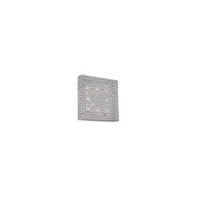 Ideal Lux Admiral  8 Light Indoor Square Large Flush Light ChromeG9 from B&Q