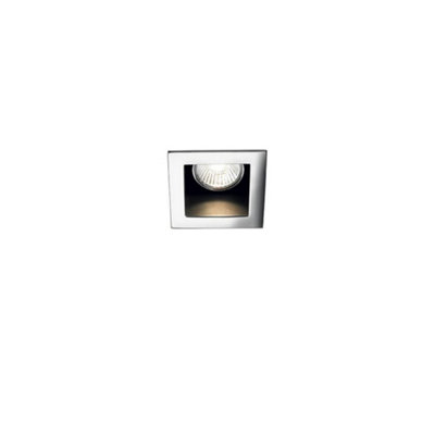 Ideal Lux Funky 1 Light Recessed Spotlight ChromeGu10 from B&Q