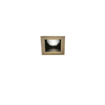 Ideal Lux Funky 1 Light Recessed Spotlight BronzeGu10 from B&Q