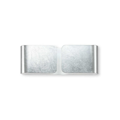 B&Q -  Luminosa Clip 2 Light Indoor Small Wall Light SilverG9
