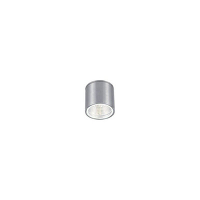 Ideal Lux Gun 1 Light Outdoor Surface Mounted Ceiling Downlights AluminiumPolished Chrome Ip44Gu10 from B&Q