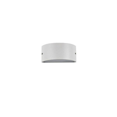 Ideal Lux Rex 1 Light Outdoor Up Down Wall Light White Ip44E27 from B&Q