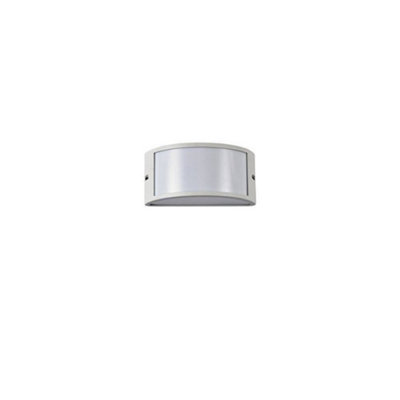 Ideal Lux Rex 1 Light Outdoor Wall Light White Ip44E27 from B&Q