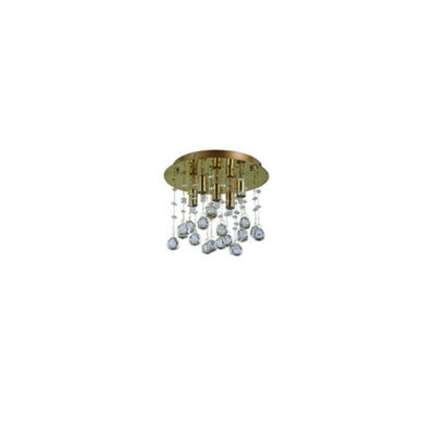 Ideal Lux Moonlight  5 Light  Small Ceiling Pendant GoldG9 from B&Q