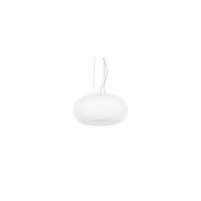 Ideal Lux Ulisse  3 Light  Small Globe Ceiling Pendant WhiteE27 from B&Q