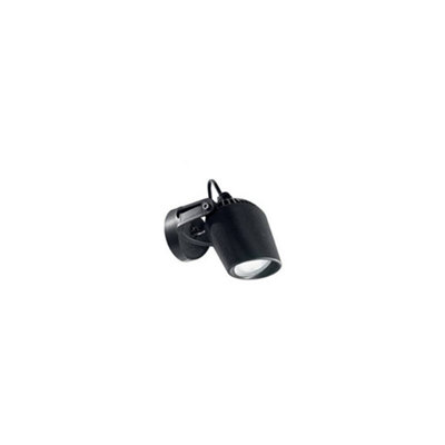Ideal Lux Minitommy 1 Light Outdoor Wall Spotlight Black Ip66Gu10 from B&Q