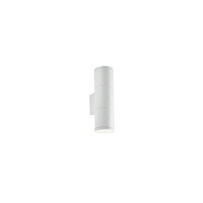 Ideal Lux Gun  2 Light Outdoor Small Up Down Wall Light WhiteOyster Ip44Gu10 from B&Q