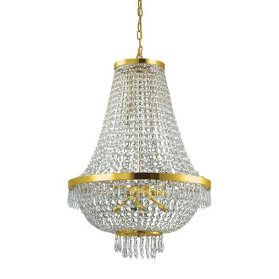 Luminosa Ing Luminosa Caesar 12 Pendant G9 Light/Gold