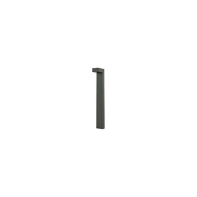 Ideal Lux Sirio  2 Light Outdoor Tall Bollard Anthracite Ip44G9 from B&Q