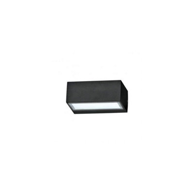 Ideal Lux Outdoor Twin Up Down Wall Light Black Ip44G9 from B&Q