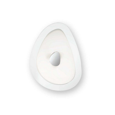 Luminosa Ing Luminosa Geko 4 Indoor Large Flush Glass, E27 Light