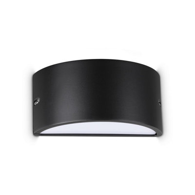 Luminosa Lighting Luminosa Rex Outdoor Up Down Wall Lamp Black 1X E27 Ip44 from B&Q
