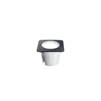 Ideal Lux Ceci Led 1 Light Large Square Outdoor Recessed Light Black Ip67 from B&Q