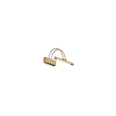 Ideal Lux Bow  Led Small Picture Wall Light Satin Gold from B&Q