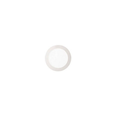 Ideal Lux Groove Led 1 Light Medium Round Warm Recessed Spotlight Panel White from B&Q