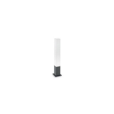 Ideal Lux Edo Square Outdoor Bollard Anthracite Ip44 from B&Q