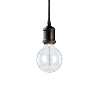 Ideal Lux Frida 1 Light Ceiling Pendant Black from B&Q