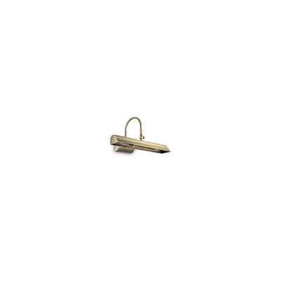 Ideal Lux Retro 2 Light Picture Wall Light BrassE14 from B&Q