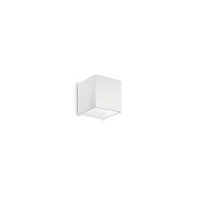 Ideal Lux Rubik  Led Outdoor Up Down Wall Light White Ip44 from B&Q
