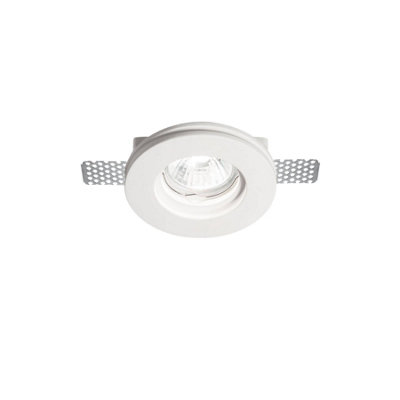 Ideal Lux Samba 1 Light Small Recessed Spotlight White from B&Q