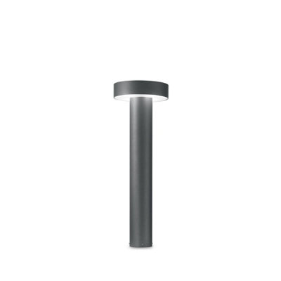 Ideal Lux Tesla 4 Light Outdoor Bollard Light Anthracite Ip44 from B&Q