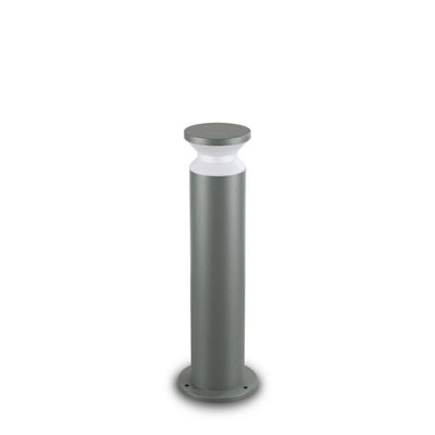 Ideal Lux Torre 1 Light Bollard Light Anthracite Ip44 from B&Q