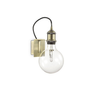 Ideal Lux Frida 1 Light Wall Light Burnished Finish from B&Q