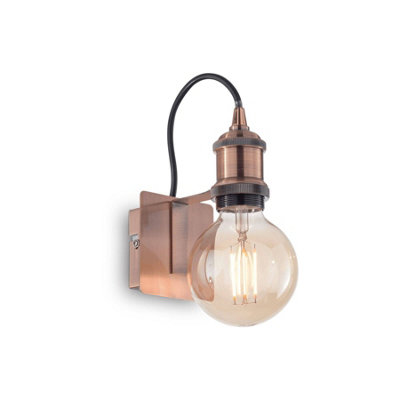 Ideal Lux Frida 1 Light Wall Light Copper from B&Q