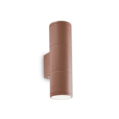 Ideal Lux Gun Outdoor Up Down Light Coffee Ip44Gu10 from B&Q
