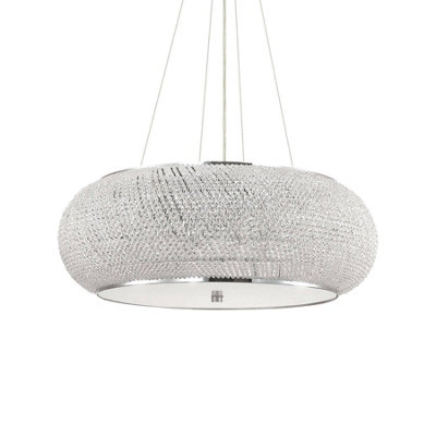 Ideal Lux Pasha' 14 Light Ceiling Pendant Chrome B&Q