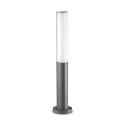 Ideal Lux Etere Led 1 Light Outdoor Bollard Light Anthracite Ip44 from B&Q