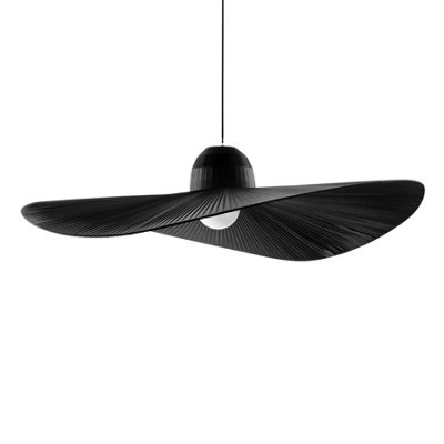 B&Q -  Luminosa Madame 1 Light Dome Ceiling Pendant Light Black