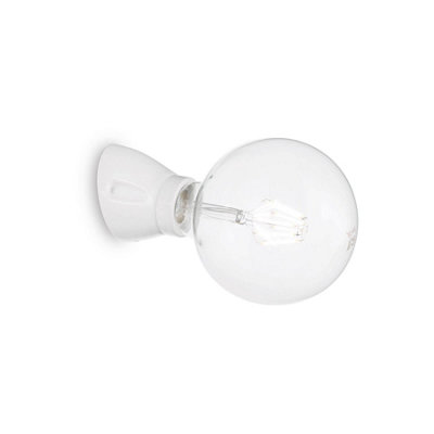 Ideal Lux Winery 1 Light Wall Light White from B&Q