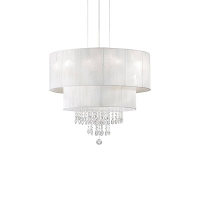 Ideal Lux Opera 4 Light Ceiling Pendant White