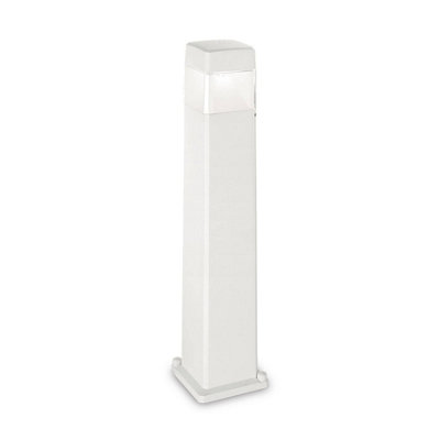 Ideal Lux Elisa 1 Light Outdoor Bollard Light White Ip44 from B&Q