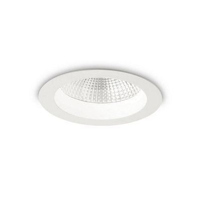 Ideal Lux Basic Led 1 Light Recessed Spotlight White Ip44 from B&Q