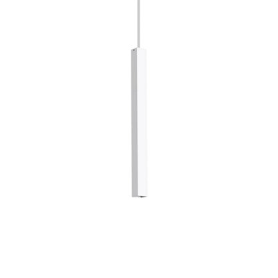 Ideal Lux Ultrathin Led 1 Light Ultra Slim Ceiling Pendant White