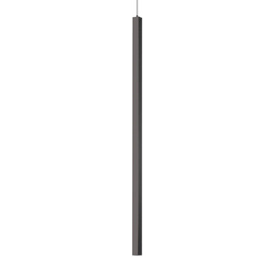 Luminosa Ing Luminosa Ultrathin Led 1 Ultra Slim Ceiling Pendant Light/Black