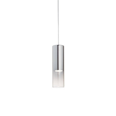 Ideal Lux Look 1 Light Ceiling Pendant Chrome Shade B&Q