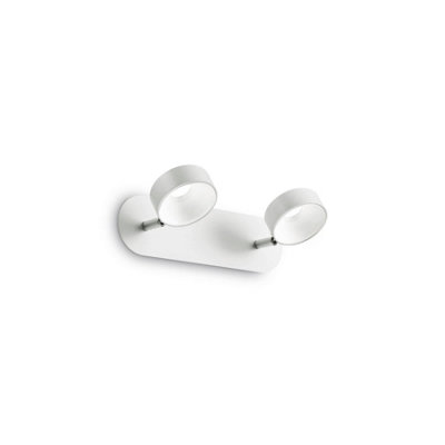 Ideal Lux Oby Led 2 Light Wall Light White from B&Q
