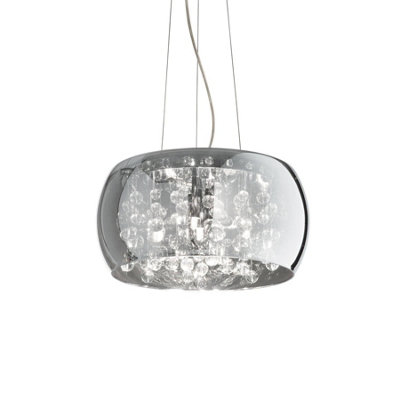 Ideal Lux Audi 5 Light Round Ceiling Pendant SmokeyG9 from B&Q