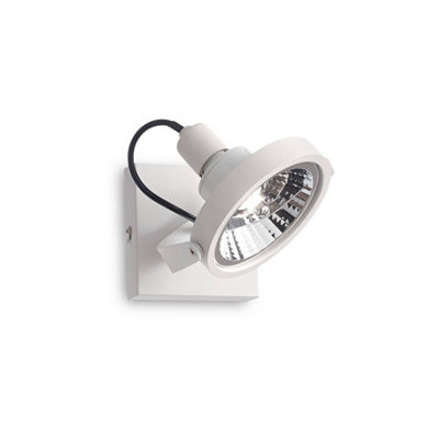 Ideal Lux Glim 1 Light Ceiling Light White from B&Q
