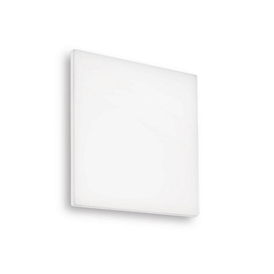 Ideal Lux Mib Led Outdoor 1 Light Flush Ceiling Light White Ip65 from B&Q