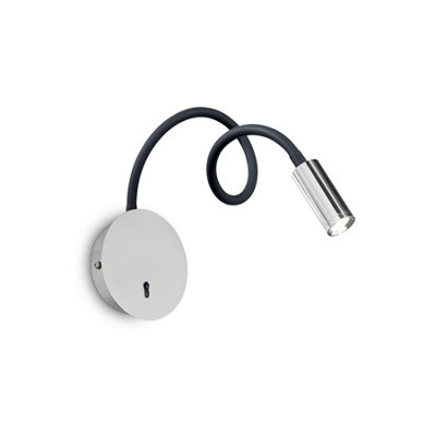 Ideal Lux Focus Led 1 Light Wall Light Chrome from B&Q