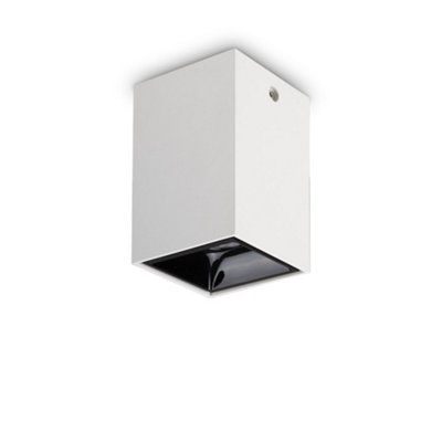 Ideal Lux Nitro Led Decorative Square Surface Mounted Downlight White3000K from B&Q