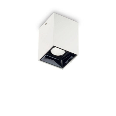 Ideal Lux Nitro Led 1 Light Square Surface Mounted Downlight White from B&Q