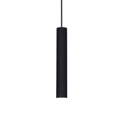Ideal Lux Tube Led 1 Light Slim Ceiling Pendant Black from B&Q