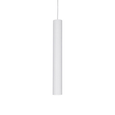 Ideal Lux Tube Led 1 Light Ceiling Pendant White from B&Q