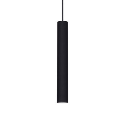 Ideal Lux Tube Led 1 Light Slim Ceiling Pendant Black from B&Q