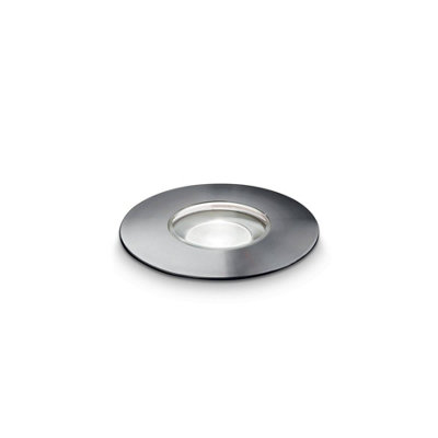 Ideal Lux Rocket Led 1 Light Outdoor Recessed Spotlight Steel from B&Q